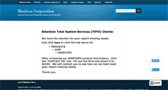 Desktop Screenshot of mantissa.com
